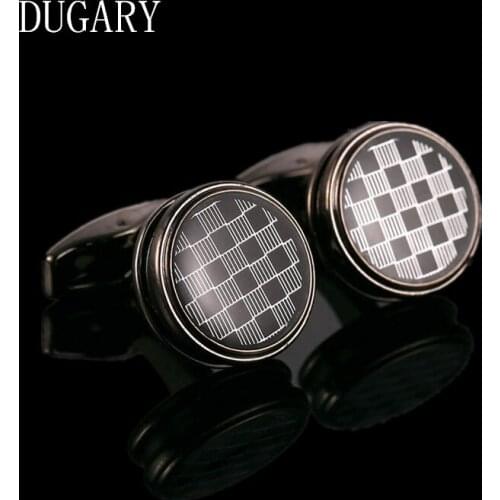 DUGARY Jewelry Fashion shirt cufflink for mens Brand cuff button cuff link High Quality Wedding male abotoaduras Free Shipping