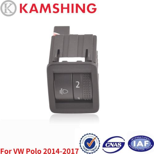 CAPQX For VW Polo 14-17 Car Dashboard Head Light Brightness Regulator Switch Headlight Head Lamp Dimming Adjuster Control Button