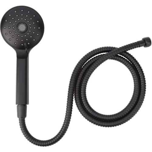HOT SALE Handheld Shower Head High Pressure Water-Saving Shower Head Black Shower Head With 1.5M Super Long Hose