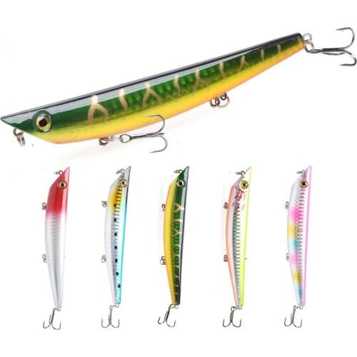 Fishing Wobblers Lure For Fishing 120mm 17.3g 3Deyes 5colors Fish Lures Artificial Bait Pencil Hard Bait Fishing Tackle Pesca