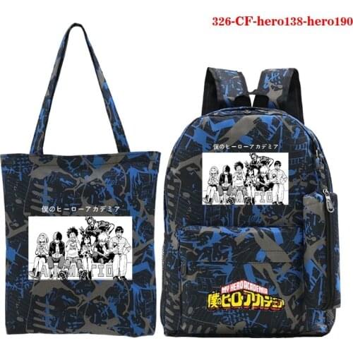 Boku No Hero Academia Backpack Rucksack Laptop School-Bag Travel anime manga Men Mochila Male female bookbag teenager backpack