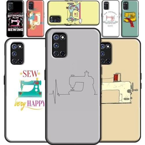Sewing Machine Phone Case For OPPO A5 A9 A31 A53 2020 A5S A3S A1K A15 A52 A72 A91 F5 F7 Reno 2 Z 4 Pro