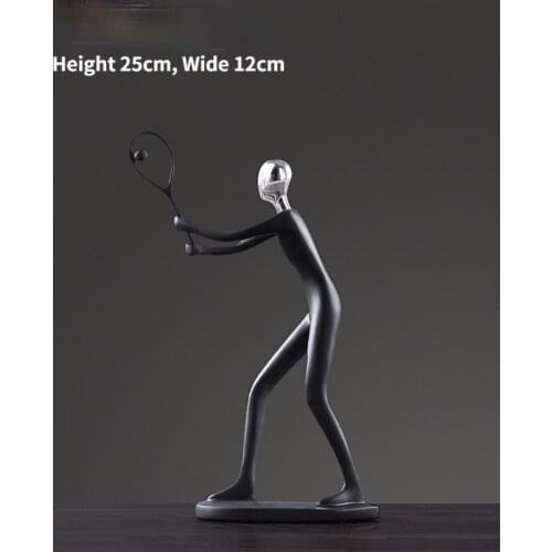 Bicycle Statue Champion Cyclist Sculpture Figurine Resin Modern Abstract Art Athlete Bicycler Figurine Home Decor