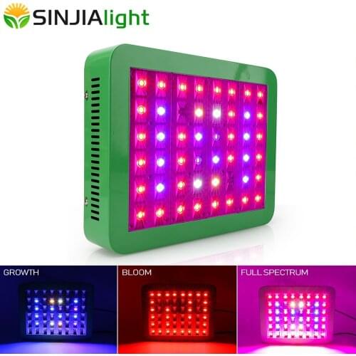 300W LED Grow Light Reflector Cup Full Spectrum Growth Bloom Plant Lamp for Flowers Vegs Greenhouse Tent Hydroponic Lights