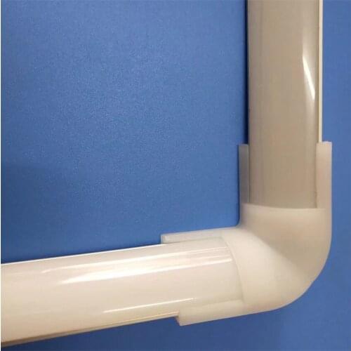 YANGMIN Free Shipping 2.5m each piece Hot Selling LED aluminum profile with PC cover ,end caps and clips