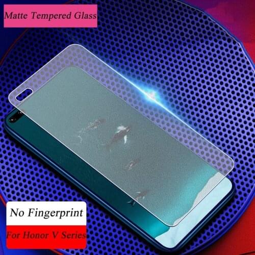 Matte Frosted Tempered Glass For Huawei Honor V30 Pro Screen Protector For Huawei Honor View 30 Pro 20 10 9 V20 V10 V9 Play Film