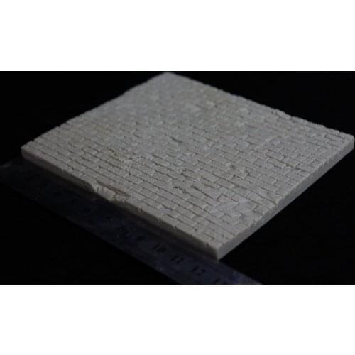 1/35 Resin Soldier Scene Accessories Soldier scene Slate brick pavement Wall 12x10.5cm