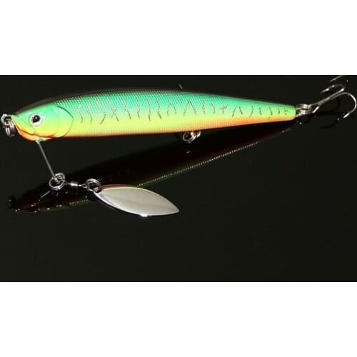 1Pcs Spinner Pencil Fish Sinking Lure Fish Lure 15g 11cm Fishing Tackle Swimbait Minnow Bait Hard Bait Pesca