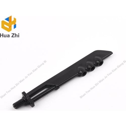 Building Blocks Parts 35633 10PCS Large Figure Weapon Sword, 3 Bar Holes and Axle Hilt LEGOING MOCS Education