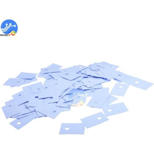 200PCS TO-220 Insulation Pads Silicone Heatsink Shim for Laptop GPU CPU