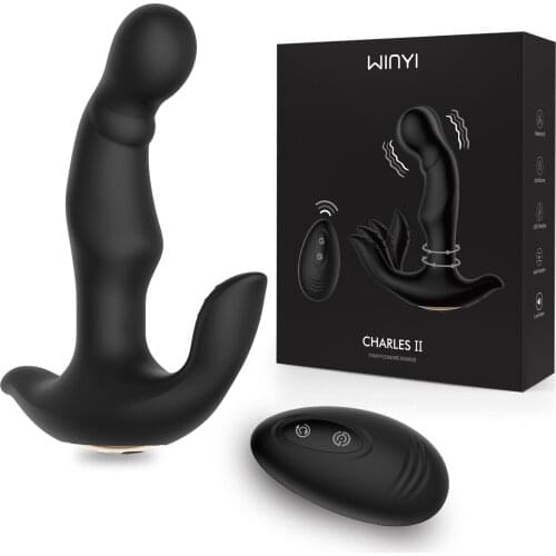 Anal Toy Vibrating Silent Rotating Vibrators Electric Remote Control Anal Plug Sex Toy