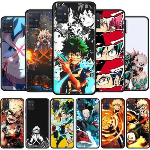My Hero Academia Anime Case For Samsung Galaxy A51 A21S A71 A31 A52 A41 A11 A72 A32 A42 5G A01 A91 A12 A02 Cell Phone Soft Cover