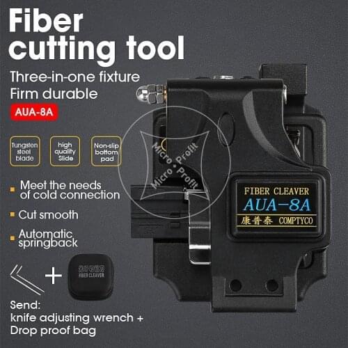 AUA-8A optical fiber cutting knife cable fiber cleaver hot melt cold joint general high precision optical fiber cutting knife