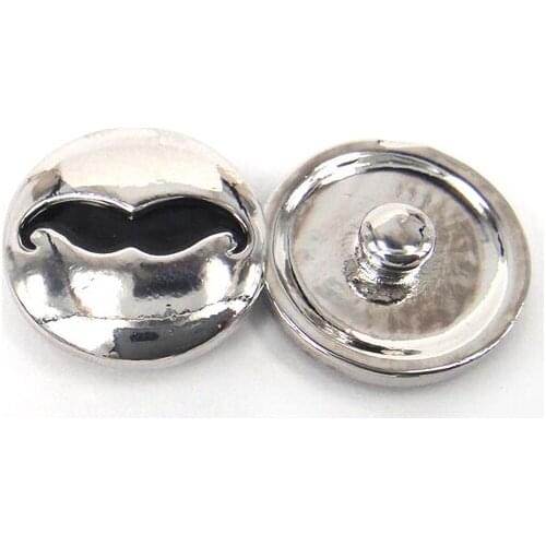 Free drop shipping 1.8-2cm alloy crystal and black stone design charm DIY button metal charms