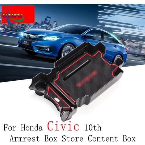 For Honda Civic 10th Armrest Box Storage Box Modification Central Storage Box Car Storage Box Car Accessories