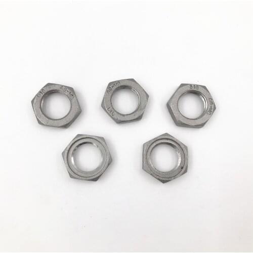1/2"NPS Lock Nut with Groove, 5pcs/lot, Stainless Steel 304, Homebrew Hardware, Pump fitting
