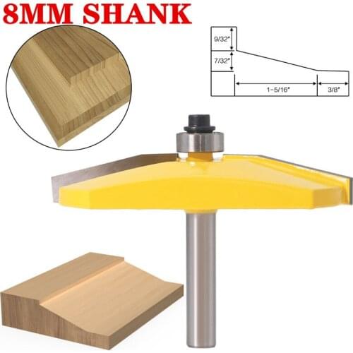 1pc 8mm Shank Panel Raiser Wood Router Bit - Ogee Panel Woodworking Cutter Woodworking Router Bits Carbide Bit Door Knife