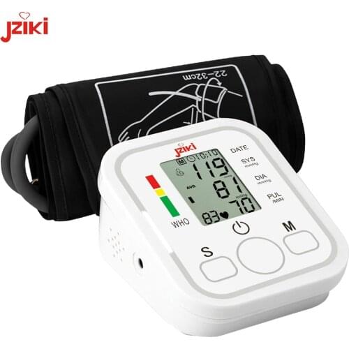 JZIKI ZK-B869 Portable Blood Pressure Monitor Household Sphygmomanometer Tonometer Arm Band Type Digital Blood Pressure Meter