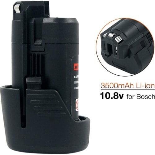 10.8V 12V 3.5Ah Li-ion Cordless Power Tools Rechargeable Battery for Bosch BAT411 BAT412A BAT413A GSR10.8V-LI PS40 PS60 GSB10.8