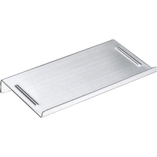 Wall Mount Stainless Steel Bathroom Toilet Small Phone Holder Phone Shelf, Anti-Slip Style and Silver Brushed Finish Wall Mount