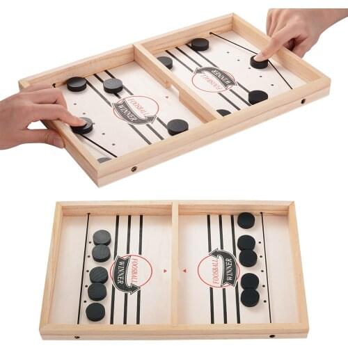 Table Fast Hockey Game Sling Catapult Chess Paced Sling Puck Winner Fun Toys For Adult Child Party Family Home Board Games
