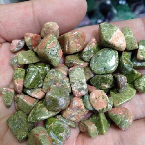 Natural Unakite Tumbled Stone Healing Reiki Crystal and Mineral Quartz