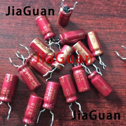 10pcs NEW ELNA ROA Cerafine 25V4.7UF 5X11MM 4.7uF/25v OFC audio electrolytic capacitor 4.7UF 25V Red robe 25v 4.7uf