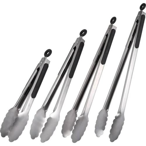 1 PCS Stainless Steel BBQ Clips Sugar Salad Cake Dessert Serving Food Tongs BBQ Accessories Barbecue Tools Kitchen Grill Tong