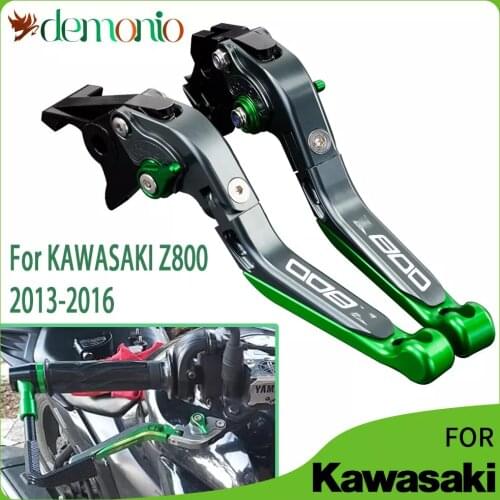 For Kawasaki Z800 / E version 2013 2014 2015 2016 Folding Extendable Adjustable CNC Aluminum Brakes Clutch Levers