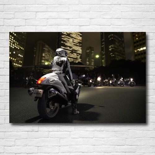 Modern Painting HAYABUSA Suzuki gsx1300r Superbike Wallpaper Motorcycle Posters Canvas Print Wall Art for Home Room Decor