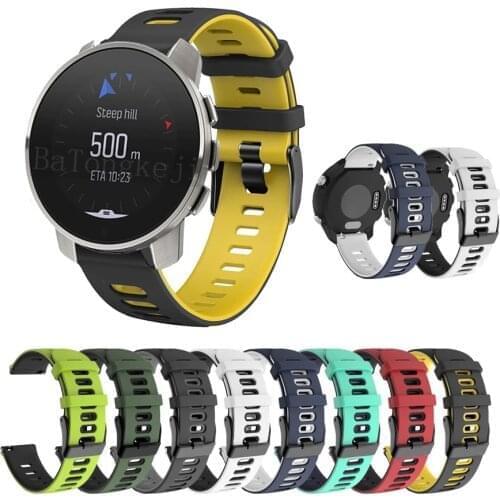EasyFit Sports Silicone Strap For SUUNTO 9 PEAK / SUUNTO 3 Watch band Wristband Belt Bracelet Watchband Replaceable Accessories