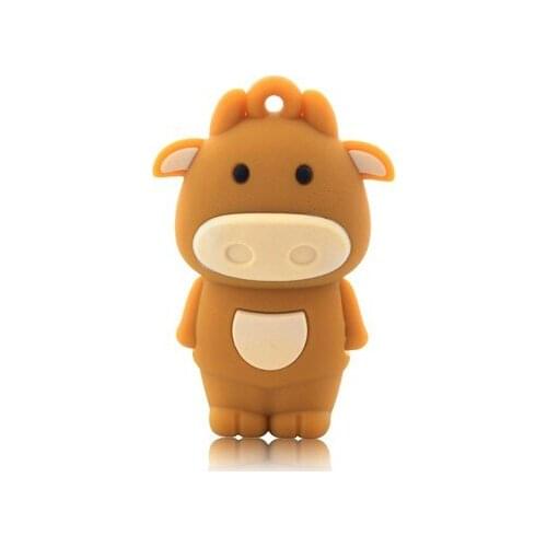 Cute Cartoon Animal USB Flash Drive 2.0 Pen Drive 128gb usb memory stick 8gb 16gb 32gb 64gb pendrive flash drive 32 GB usb stick