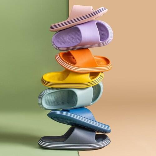 Slippers womens indoor slippers mens soft bottom thickened leaky bathroom couple slippers house slippers women shoes