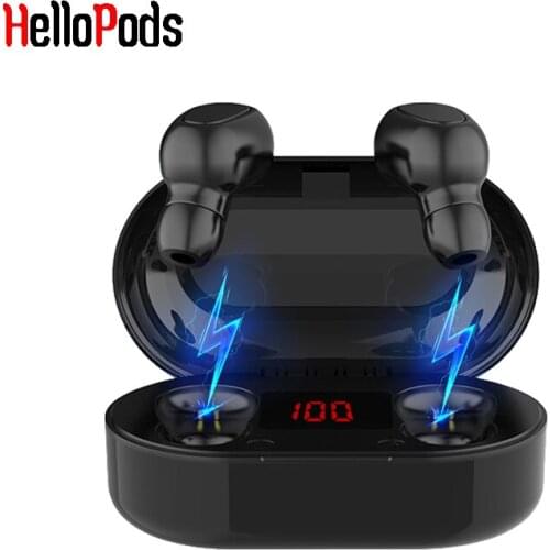 HelloPods L22 TWS Headphones Mini Wireless Bluetooth Earphones HIFI Waterproof Earbuds Bass Sound Headset For All Smart Phones