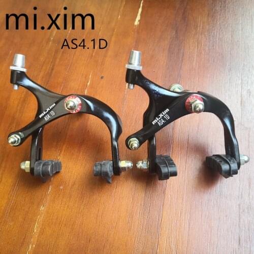 AS4.1D Road Bike Aluminum Alloy C Brake Fixed Bicycle Caliper Brake Urban bicycle brake Clamp the long arm hanging brake caliper