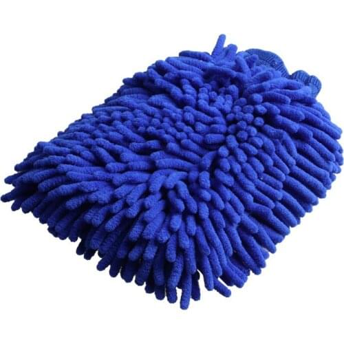 Waterproof Car Wash Microfiber Chenille Gloves Thick Car Cleaning Mitt Wax Detailing Brush Auto Care Double-faced Glove