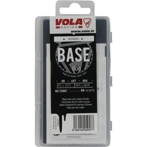 VOLA BGF Hard Base Nordic Wax For Warm Snow With Graphite And Fluorinated Base