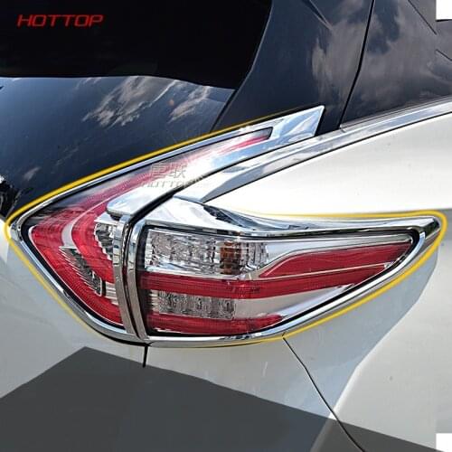 REAR TAILLIGHT LIGHT COVER TRIM Cover Stickers for Nissan Murano 2015 2016 2017 2018 2019 Accessories