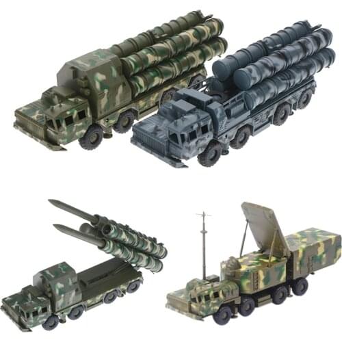 1:72 Russia Army S-300 PMU Missile System Radar Vehicle Plastic Assembled Truck 4D Puzzle Building Kit Military Car Model Toys