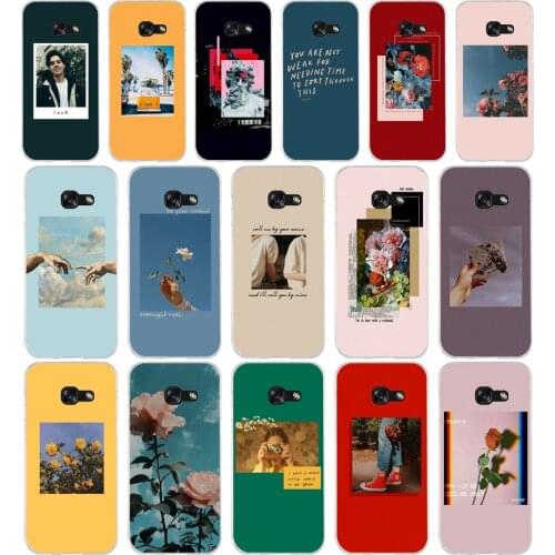 335FG Lock Screen Aesthetic Soft Silicone Tpu Cover phone Case for Samsung j3 j5 j7 2016 2017 j330 j2 j6 Plus 2018