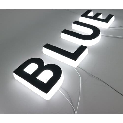 Acrylic Led Sign Letter Custom Led Backlit Acrylic Letter Sign 3D Acrylic Letter