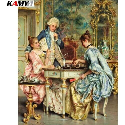 Full Square Round New 5D DIY Diamond Painting Board games Embroidery Diamond Cross Stitch Rhinestone Mosaic Painting Home Decor