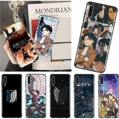 Attack on Titan Phone Case For Samsung A40 A50 A51 A71 A20E A20S S8 S9 S10 S20 Plus note 20 ultra 4G 5G