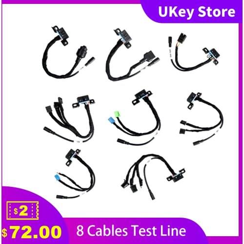 EIS/ELV Test Line for Mercedes for W204 W212 W221 W164 W166 W205 W222 8 Cables Test Line Works with VVDI BGA and CGDI Prog MB