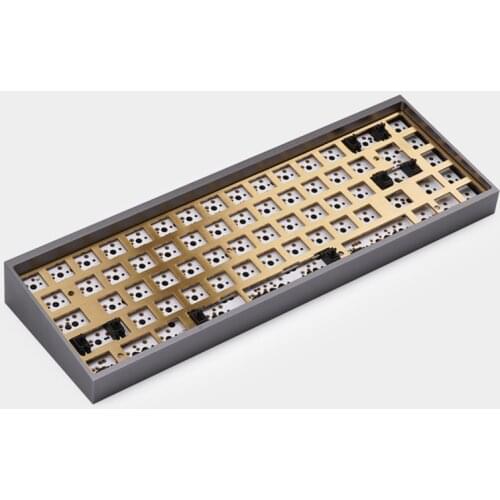 KBD 65% Mechanical Keyboard Brass Plate Compatible With Tada68 KBD65PCB DZ65 RGB TOFU65 Case