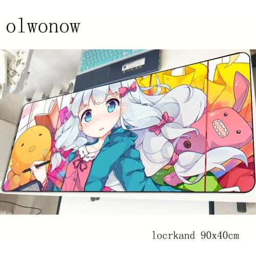 Sagiri Izumi pad mouse computer gamer HD pattern mouse pad 900x400x3mm padmouse Natural Rubber mousepad gadget office desk mats