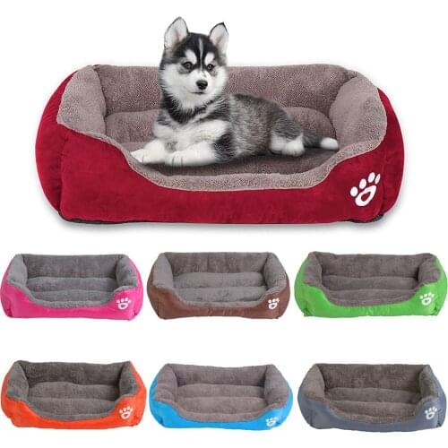 Hot Sale 6 Sizes Pet Dog Bed Warming Dog House Soft Material Nest Dog Baskets Fall And Winter Warm Kennel For Cat Puppy Quality