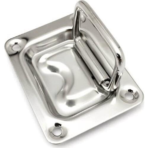 Boat Flush Hatch Locker Cabinet Lift Pull Handle 304 Stainless Steel for Marine Yacht RV Camper Boat Accessories Marine