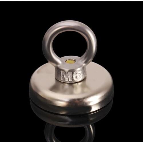 2015 New Arrival Sale Atacado Iman Iman Neodimio 2 Pcs/lot _ N35 42x39mm Eyebolt Ring Magnet Strong Salvage Tool