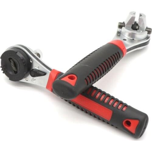 New 1pcs 8 inch Adjustable Ratchet wrench 6-22mm hardware tools machinery repair chrome vanadium high torque